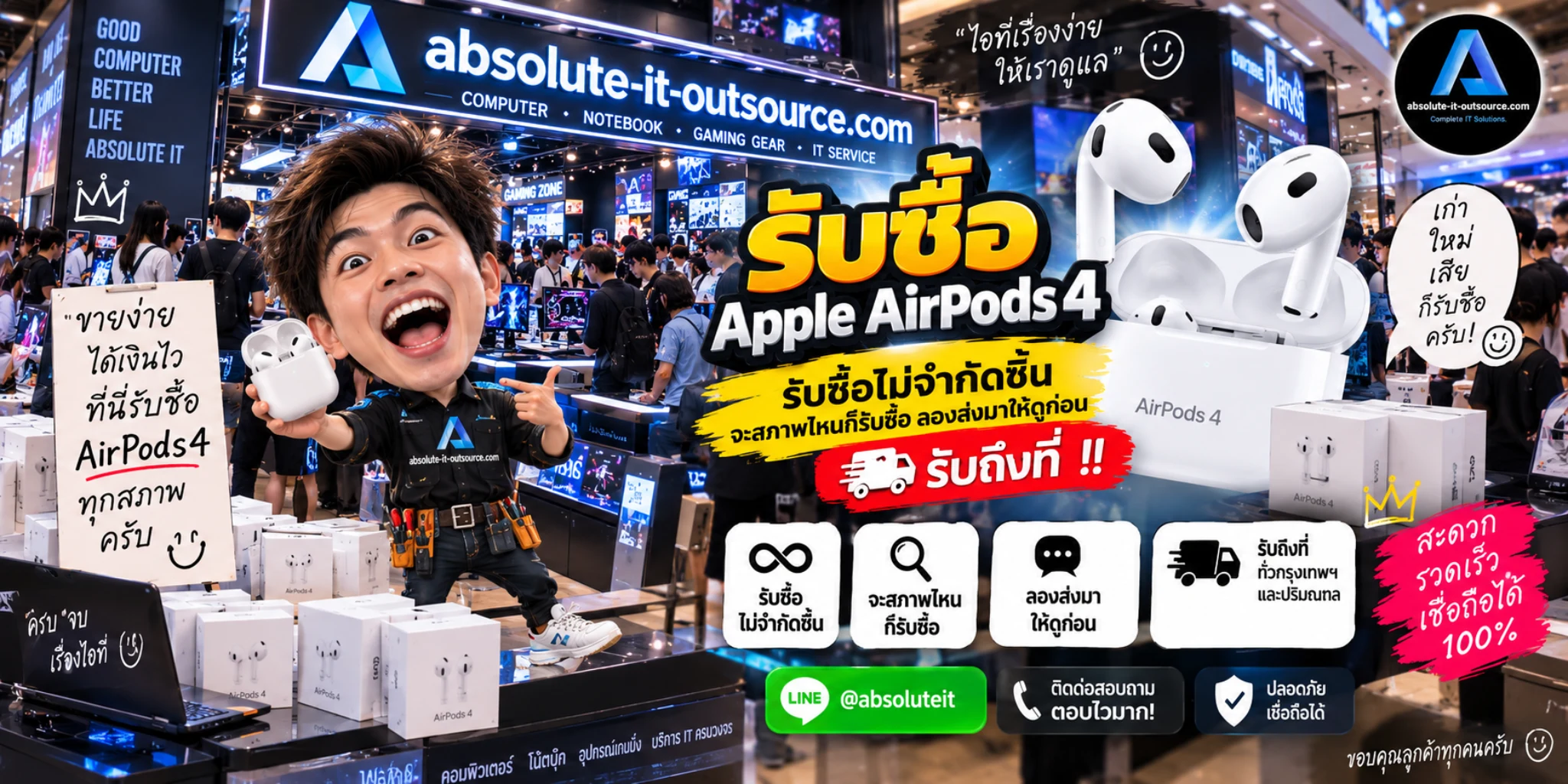 รับซื้อ Apple Airpods4