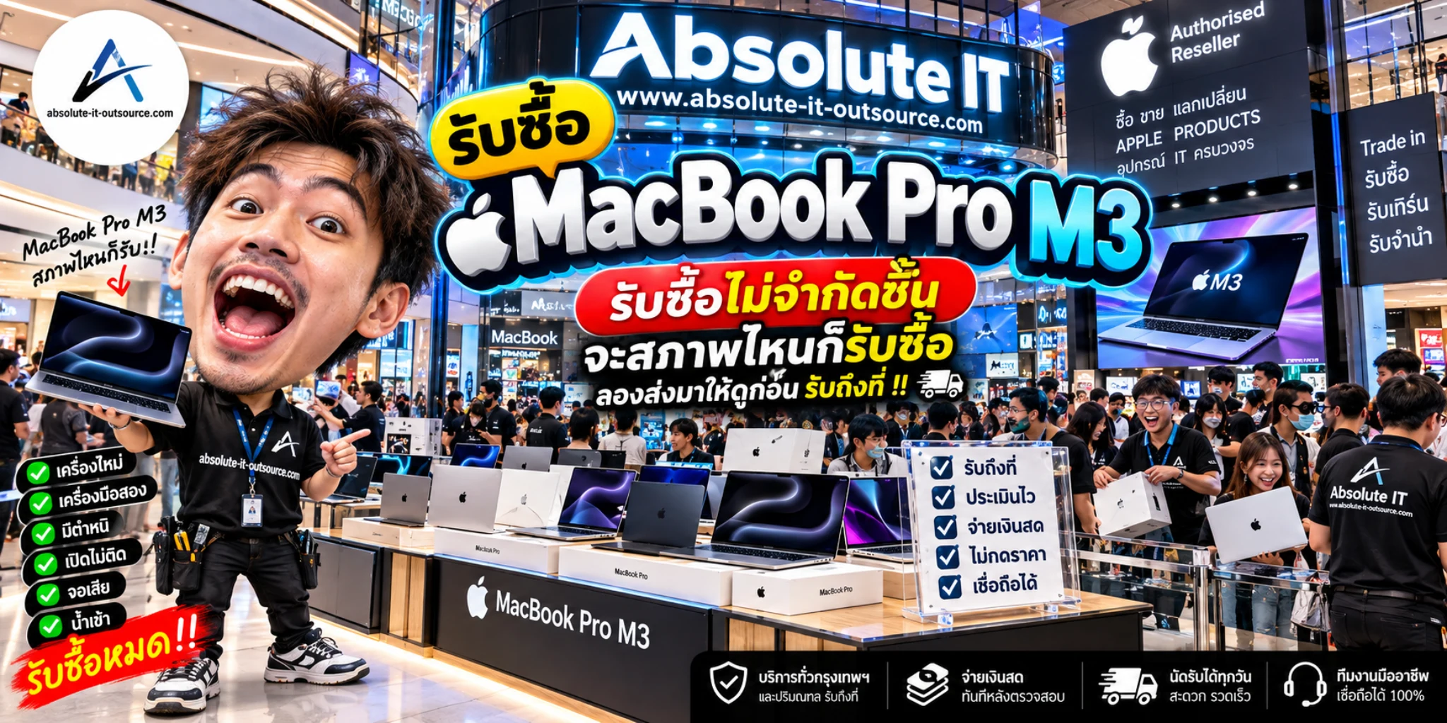 รับซื้อ MacBook Pro M3