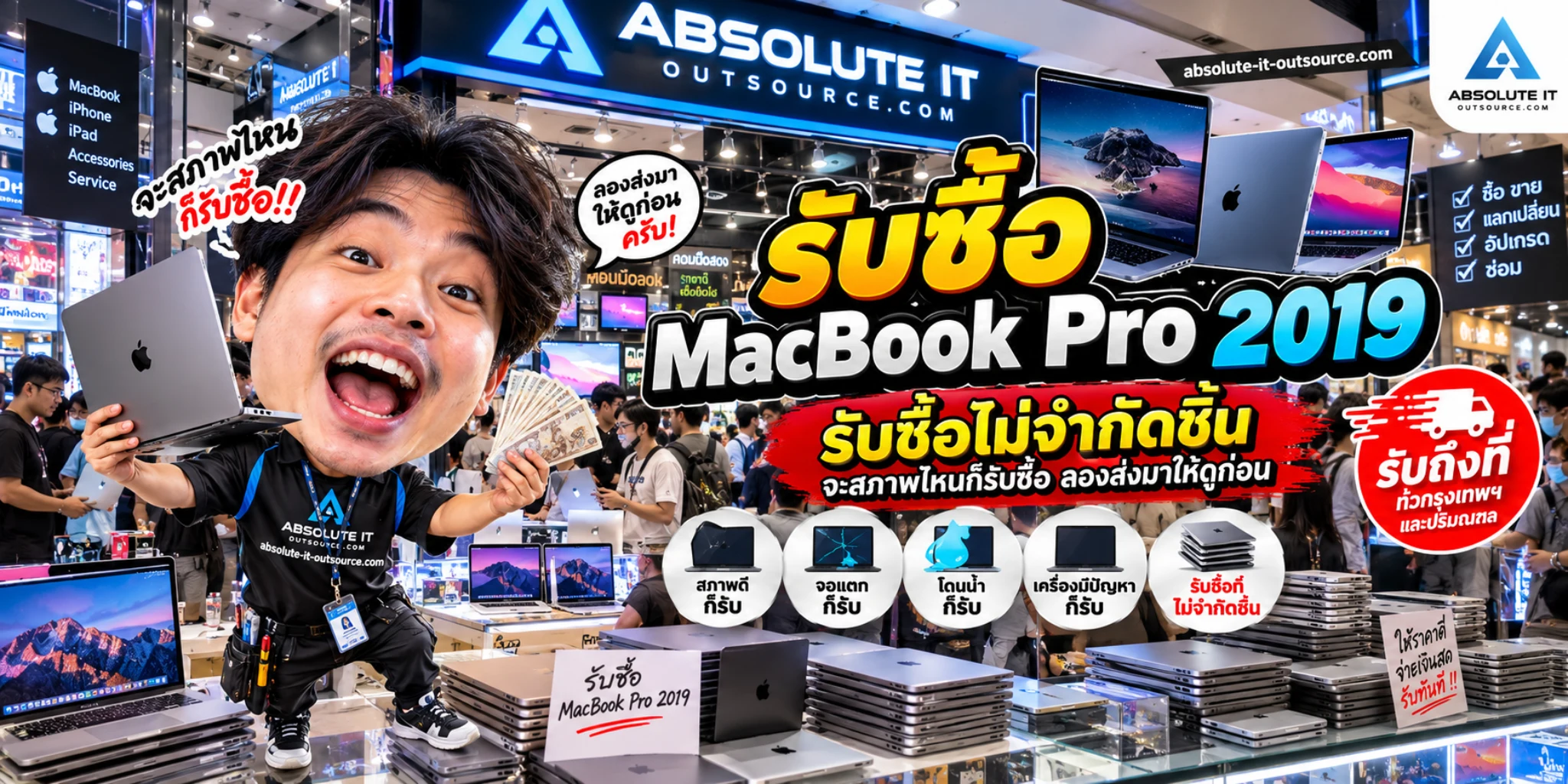 รับซื้อ MacBook Pro 2019
