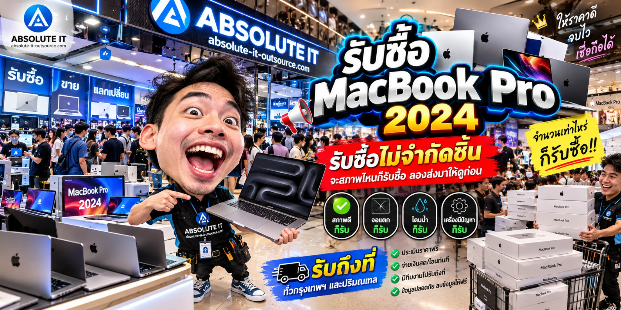 รับซื้อ MacBook Pro 2024