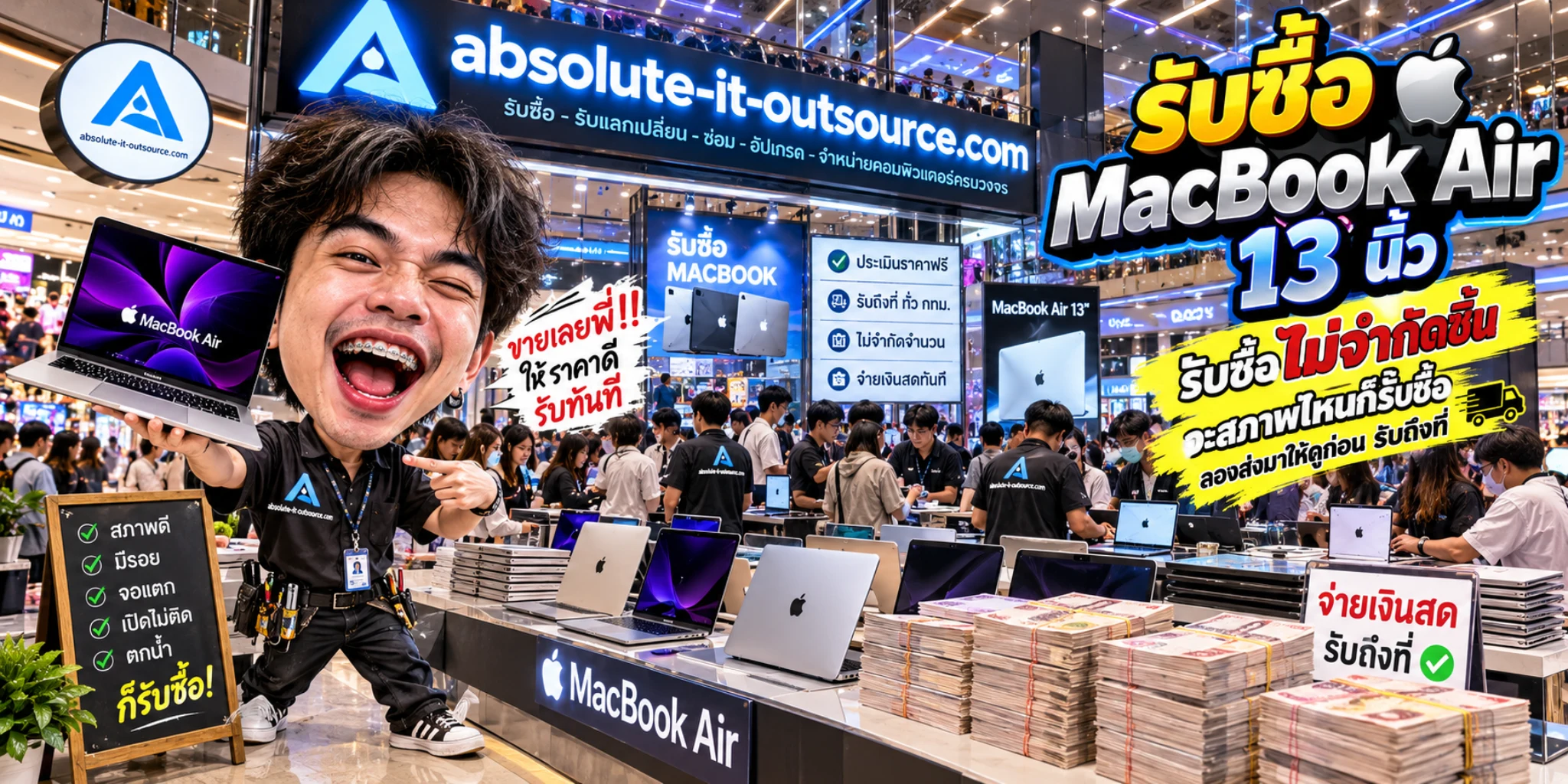 รับซื้อ MacBook Air 13 นิ้ว
