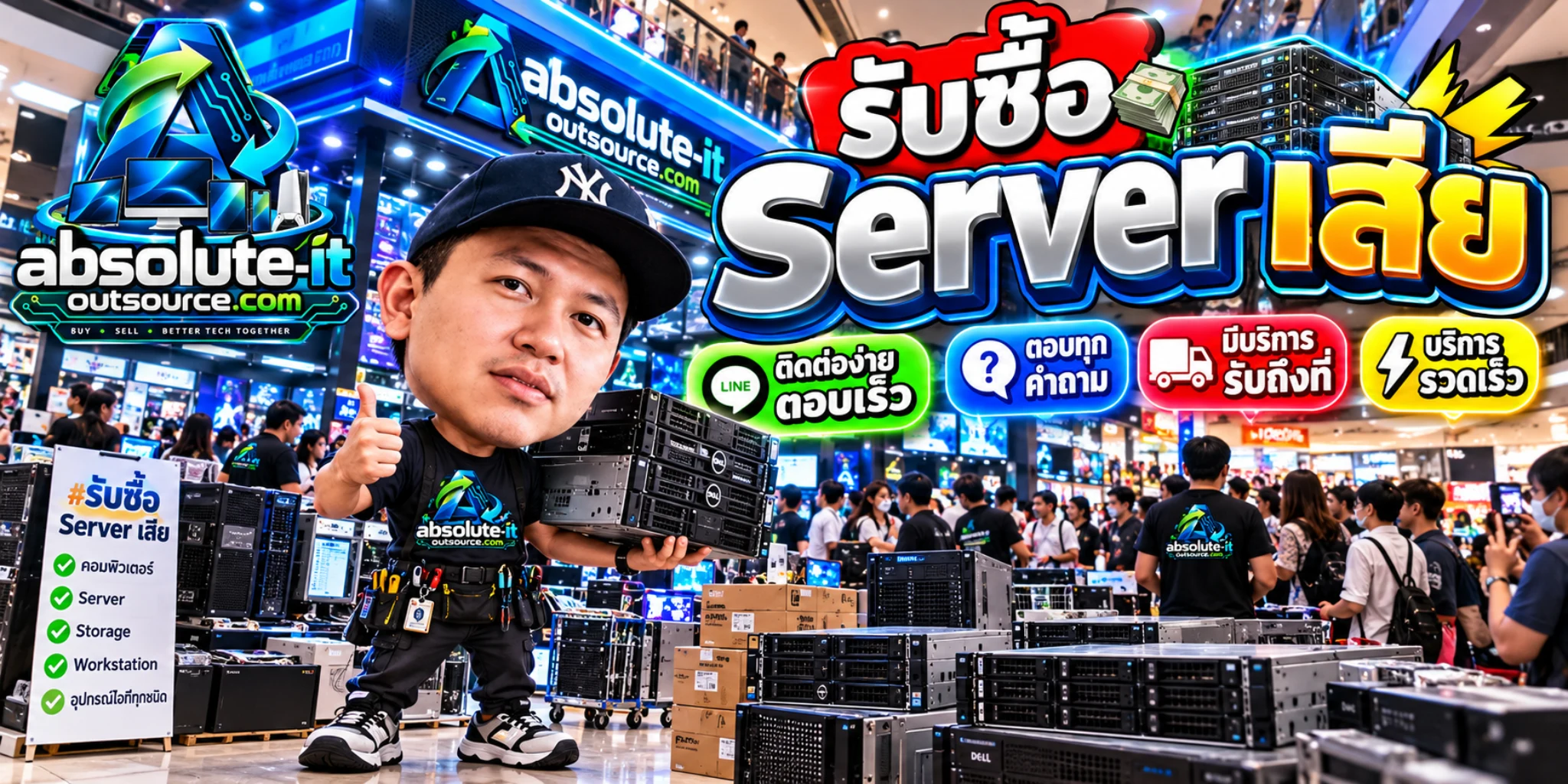 รับซื้อ Server เสีย