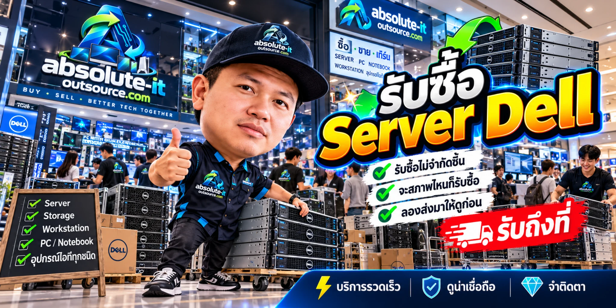 รับซื้อ Server Dell