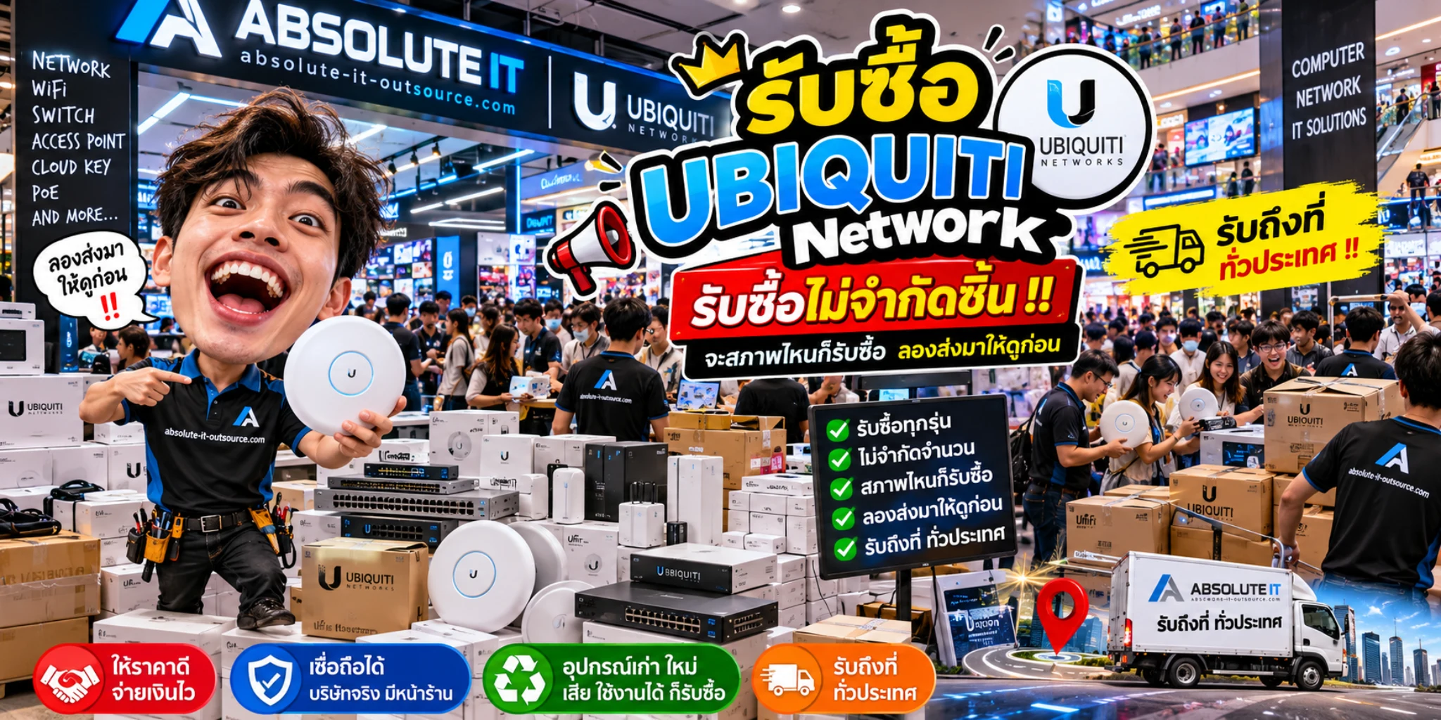 รับซื้อ ubiquiti Network