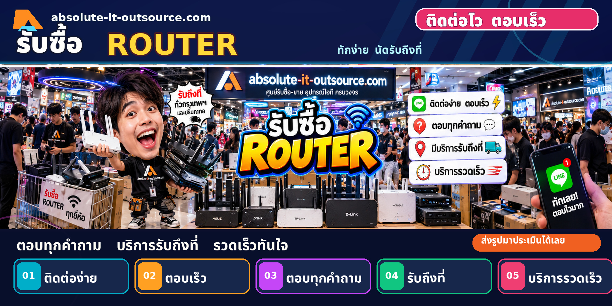 รับซื้อ Router