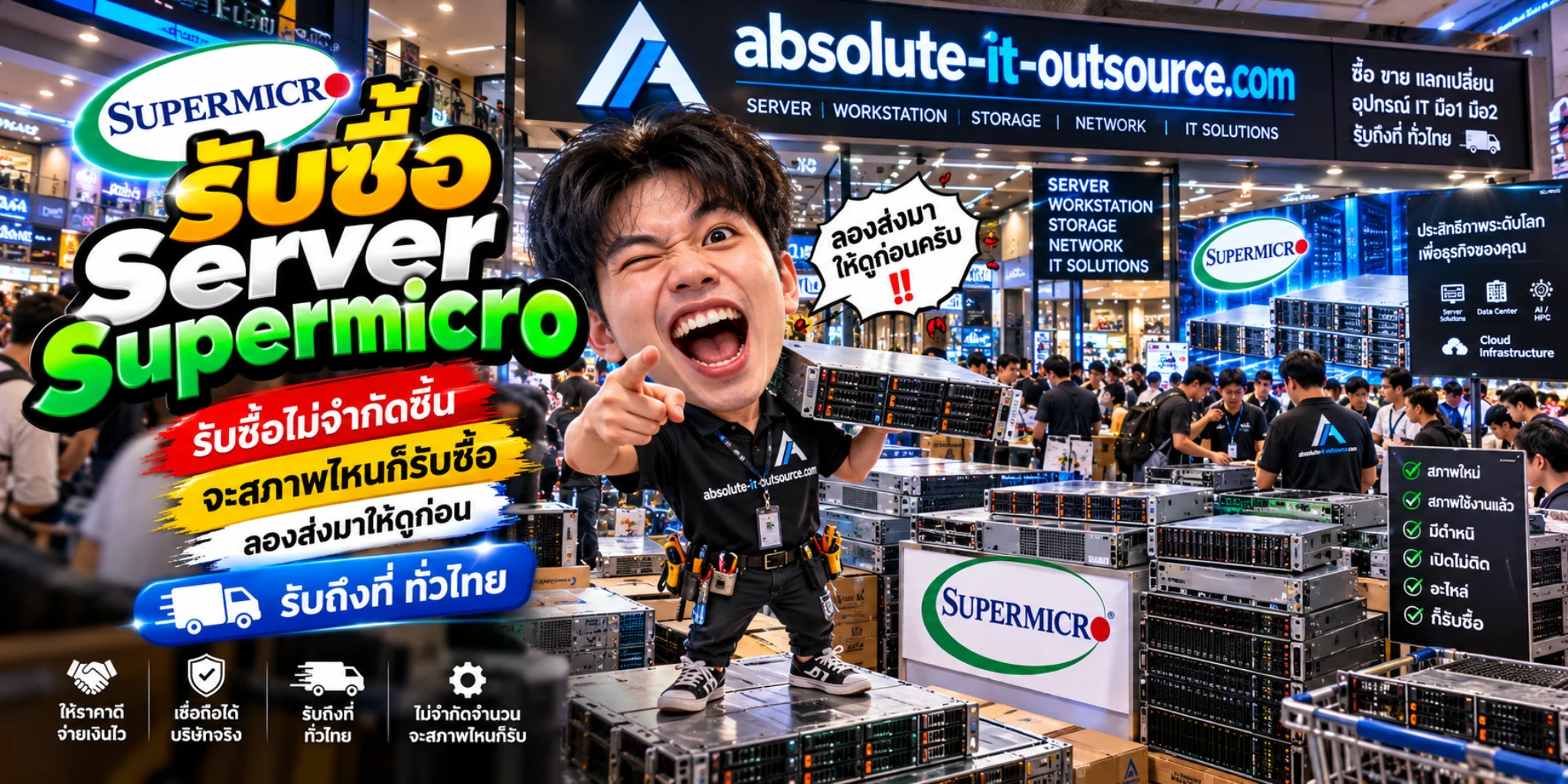 รับซื้อ Server Supermicro