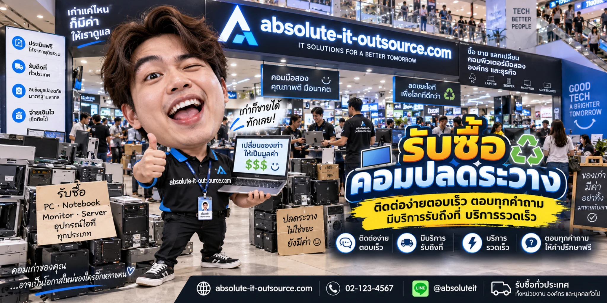 รับซื้อคอมปลดระวาง