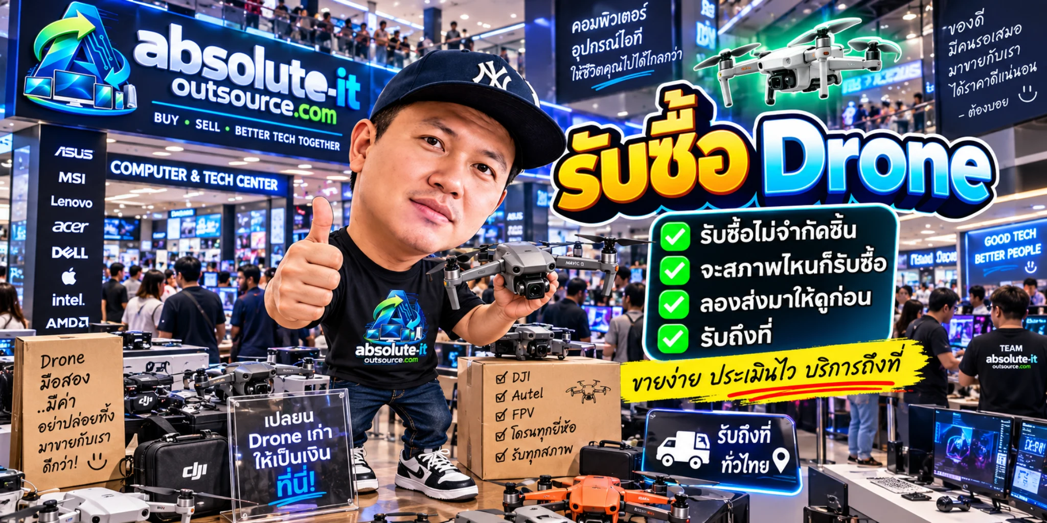 รับซื้อ drone