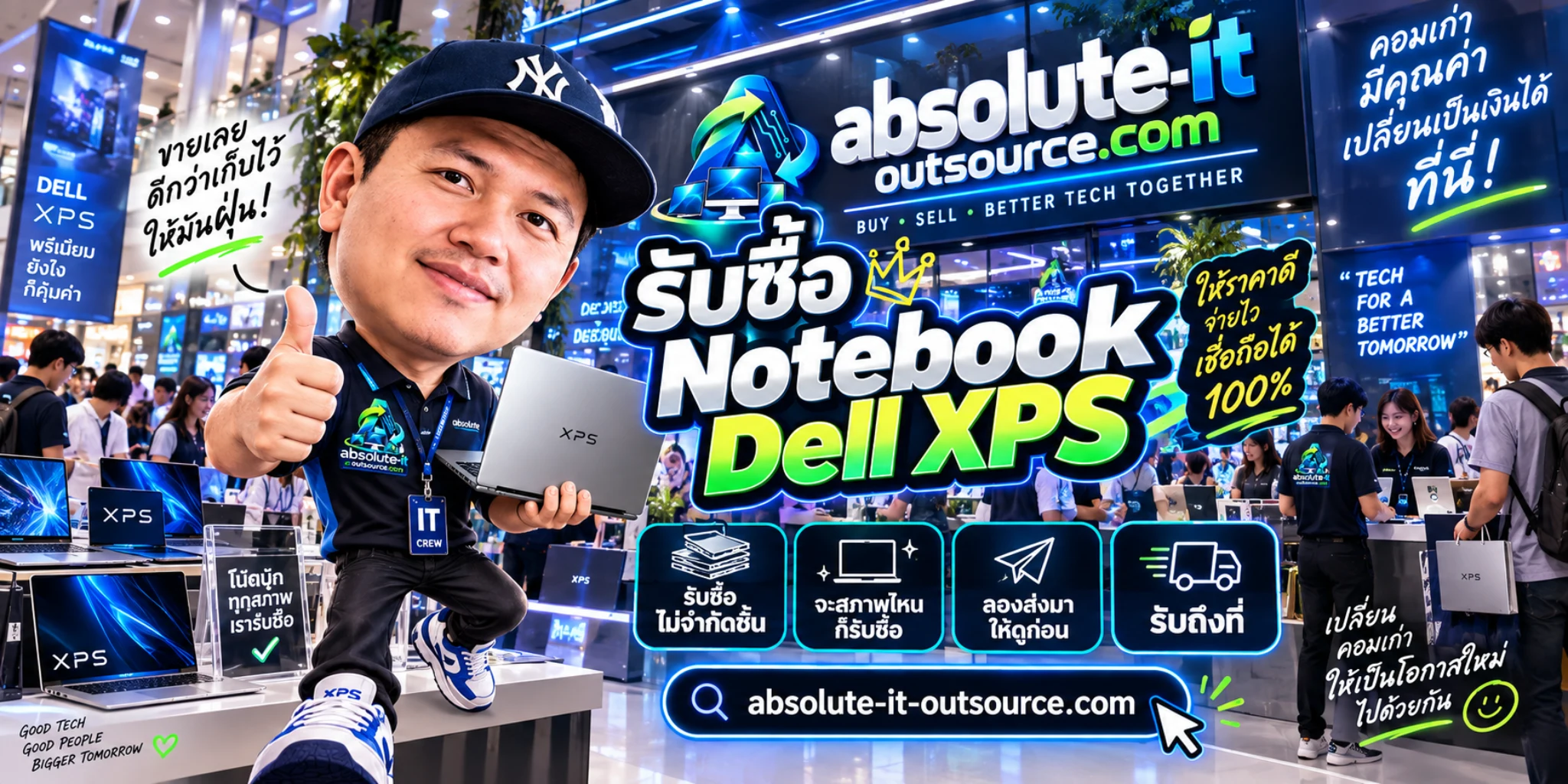 รับซื้อ Notebook Dell Xps